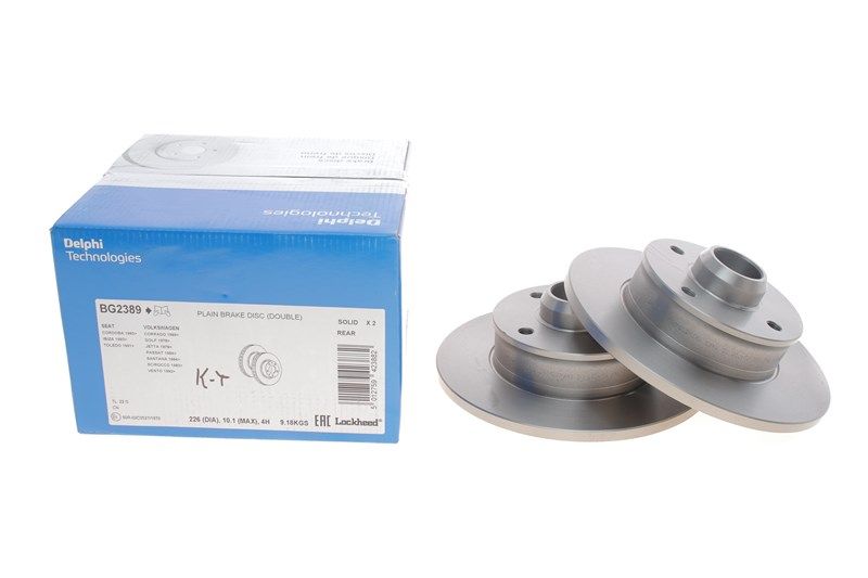 Диск тормозной SEAT CORDOBA, VW PASSAT, DELPHI (BG2389) Диск тормозной SEAT CORDOBA, VW PASSAT, DELPHI (BG2389)