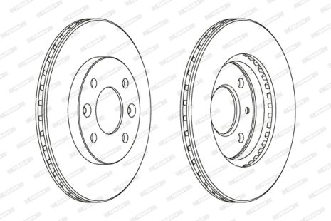 Диск гальмівний NISSAN KUBISTAR, RENAULT THALIA, FERODO (DDF158) Диск гальмівний NISSAN KUBISTAR, RENAULT THALIA, FERODO (DDF158)