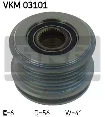 Механизм свободного хода генератора, SKODA OCTAVIA, SEAT ALHAMBRA, SKF (VKM03101)