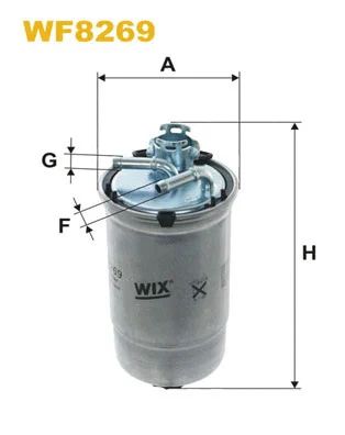 Фильтр топл. WF8269/PP839/5 (пр-во WIX-Filtron)