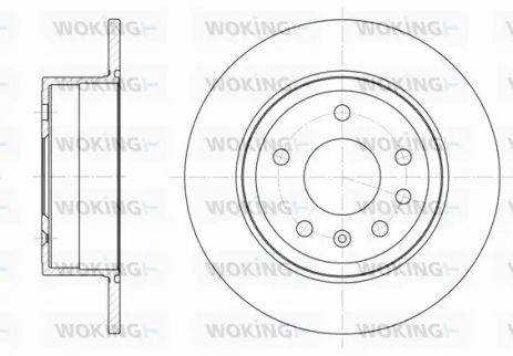 Диск тормозной VAUXHALL SENATOR, OPEL OMEGA, WOKING (D624900) Диск тормозной VAUXHALL SENATOR, OPEL OMEGA, WOKING (D624900)
