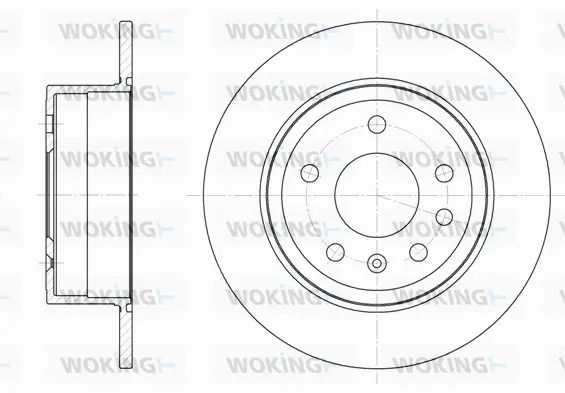 Диск тормозной VAUXHALL SENATOR, OPEL OMEGA, WOKING (D624900) Диск тормозной VAUXHALL SENATOR, OPEL OMEGA, WOKING (D624900)