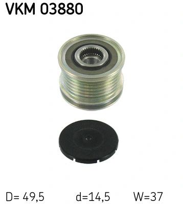 Механизм свободного хода генератора, MINI MINI, PEUGEOT 508, SKF (VKM03880)