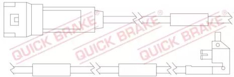 WS 0121 A QUICK BRAKE Датчик зносу гальмівних колодок