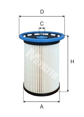 Топливный фильтр, AUDI Q3, SEAT ALHAMBRA, M-FILTER (DE3138)