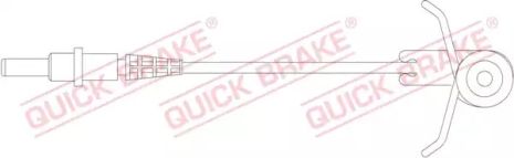 WS 0185 A QUICK BRAKE Датчик зносу гальмівних колодок (передніх) Citroen Jumpy/Fiat Scudo 94-06 (L=2