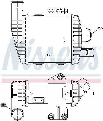 Интеркулер 96661 KIA HYUNDAI Интеркулер 96661 KIA HYUNDAI