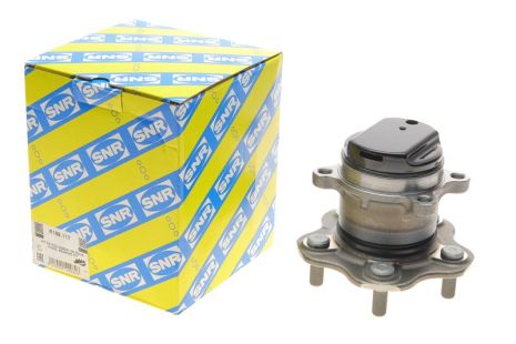 Комплект подшипника ступицы колеса, NISSAN X-TRAIL, NTN-SNR (R168117)