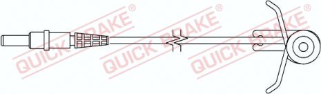 Сигнализатор, износ тормозных колодок, FIAT SCUDO, CITROËN EVASION, QUICK BRAKE (WS0186A)