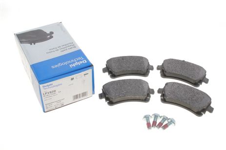 Комплект тормозных колодок, дисковый тормоз, VW CALIFORNIA, AUDI A4, DELPHI (LP1920)