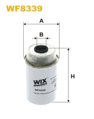 Фильтр топл. WF8339/PP848/3 (пр-во WIX-Filtron) Фильтр топл. WF8339/PP848/3 (пр-во WIX-Filtron)