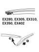 TRICO ExactFit Rear Щітка склоочисника ,задня OEM (280мм)