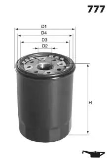 DP1110.11.0040 Drive+ - Фільтр оливи DP1110.11.0040 Drive+ - Фільтр оливи