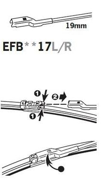 TRICO ExactFit Flat Щітка склоочисника ,безкаркасна OEM (480мм)