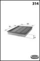DP1110.10.0081 Drive+ - Фільтр повітря DP1110.10.0081 Drive+ - Фільтр повітря