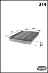 DP1110.10.0081 Drive+ - Фільтр повітря DP1110.10.0081 Drive+ - Фільтр повітря