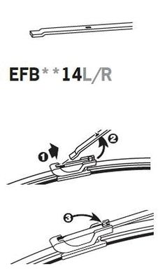 TRICO ExactFit Flat Щітка склоочисника ,безкаркасна OEM (500мм)
