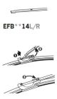 TRICO ExactFit Flat Щітка склоочисника ,безкаркасна OEM (500мм) TRICO ExactFit Flat Щітка склоочисника ,безкаркасна OEM (500мм)