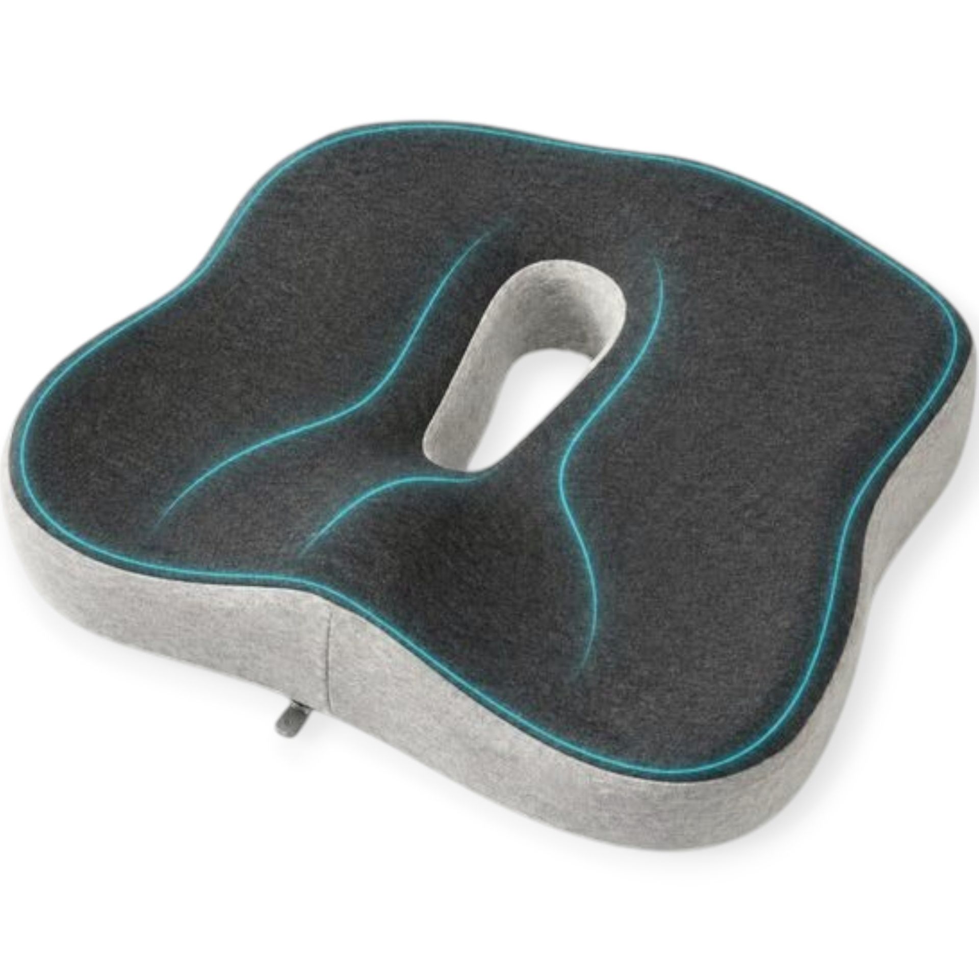 Ортопедична подушка для сидіння IDEIA Memory Foam 43х38х10 см сіра Ортопедична подушка для сидіння IDEIA Memory Foam 43х38х10 см сіра