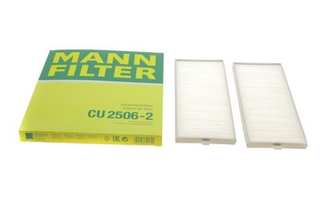 Фильтр, воздух во внутренном пространстве, HYUNDAI ACCENT, MANN FILTER (CU25062)