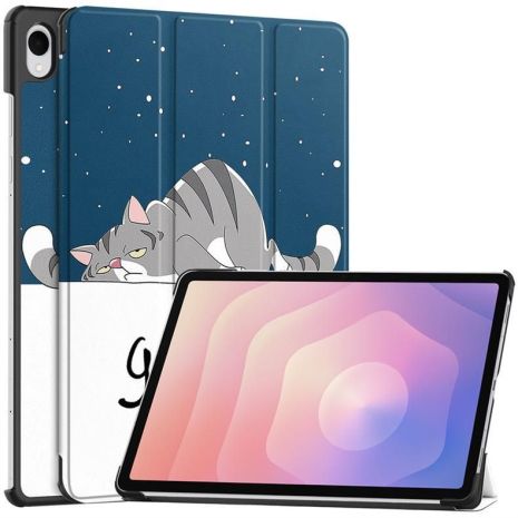 Чехол HardPrinted з малюнком для Samsung Galaxy Tab S11 SM-X730 SM-X736 Сплячий Кіт