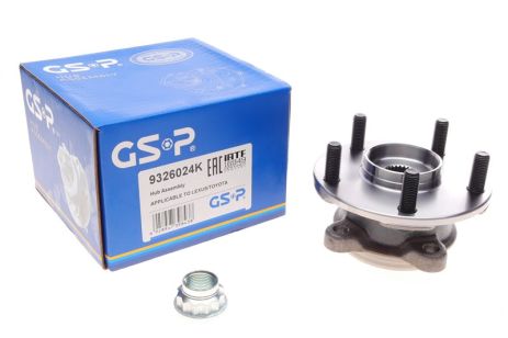 Комплект подшипника ступицы колеса, TOYOTA MARK, GSP (9326024K)