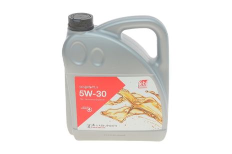 4л ( Made in GERMANY !! ) масло синтетичне 5W-30 Longlife Plus ACEA A3/B4-04/C3, API S…, FEBI BILSTEIN (32946)