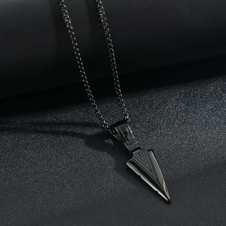 Мужской кулон Наконечник Arrow в виде серебристой стрелы Мужской кулон Наконечник Arrow в виде серебристой стрелы