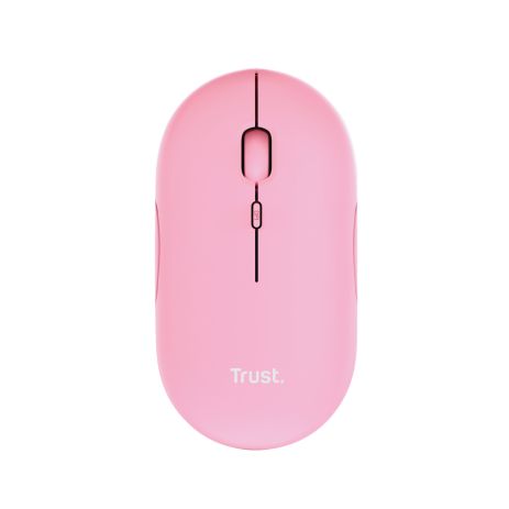Миша Trust Puck Rechargeable Ultra-Thin BT WL Silent Pink (24125)