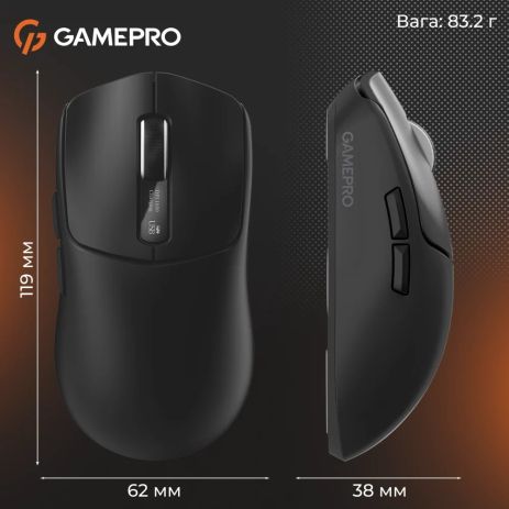 Миша бездротова ігрова GamePro Genesis Ranker (GM012B)