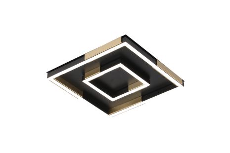 Потолочная люстра VALESO 3437/300 черная+ золотом, LED 68W Потолочная люстра VALESO 3437/300 черная+ золотом, LED 68W