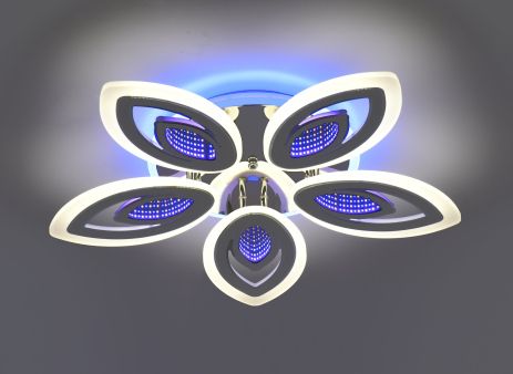 Потолочная люстра VALESO 55525/5 белая + хром, LED
