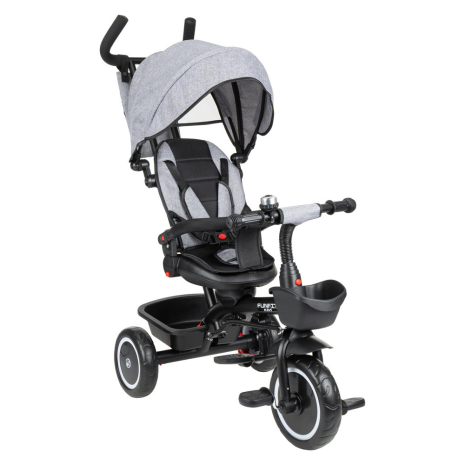 Дитячий триколісний велосипед FUNFIT KIDS 2в1 з батьківською ручкою та поворотним сидінням 360° Дитячий триколісний велосипед FUNFIT KIDS 2в1 з батьківською ручкою та поворотним сидінням 360°