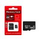 Карта памяти microSD 64GB Class 10 с SD адаптером для смартфона, MP3-плеера, видеорегистратора и детских часов