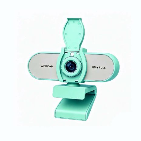 Вебкамера M5C 4K Ultra HD з автофокусом, вбудованим мікрофоном та USB Plug&Play Зелена
