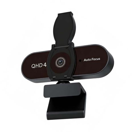 Вебкамера M5C 4K Ultra HD с автофокусом, встроенным микрофоном и USB Plug&Play Черная