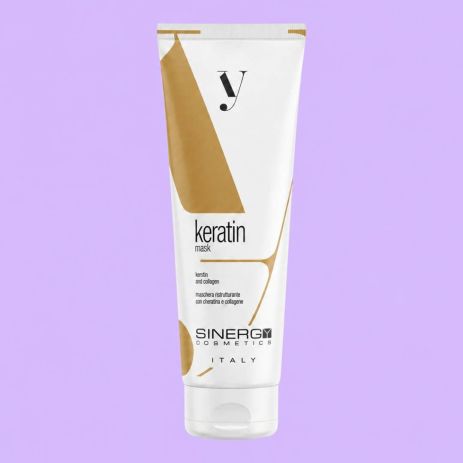 Кондиционер-маска Sinergy Keratin Mask Y 4.2 для реконструкции поврежденных волос с кератином, 250 мл Кондиционер-маска Sinergy Keratin Mask Y 4.2 для реконструкции поврежденных волос с кератином, 250 мл