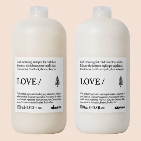 Набір Davines Essential Love Curl шампунь і кондиціонер для кучерявого волосся, 2х1000 мл
