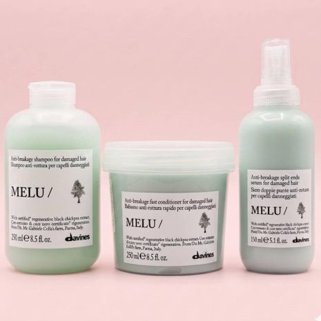 Набор Davines Melu TRIO шампунь, кондиционер и сыворотка для предотвращения ломкости волос, 2х250+150 мл Набор Davines Melu TRIO шампунь, кондиционер и сыворотка для предотвращения ломкости волос, 2х250+150 мл