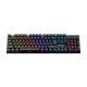 Клавіатура XTRIKE ME механічна wired keyboard GK-803 |104 Keys, RGB, EN Layout| black