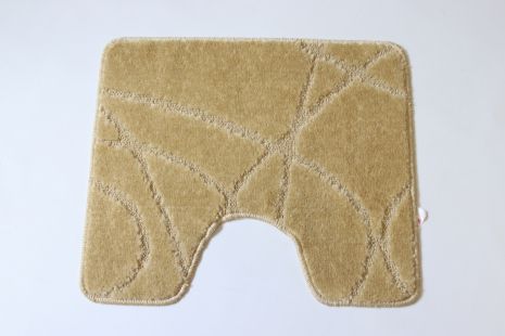 Туалетний килимок Classic Vonaldy, розміром 50х60 см, колір бежевий (00185/toilet)