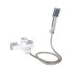 Змішувач для ванни Lidz Wawel 006 (з душовим гарнітуром) (k35) LDWAW006WHI45398 White, ванна Змішувач для ванни Lidz Wawel 006 (з душовим гарнітуром) (k35) LDWAW006WHI45398 White, ванна