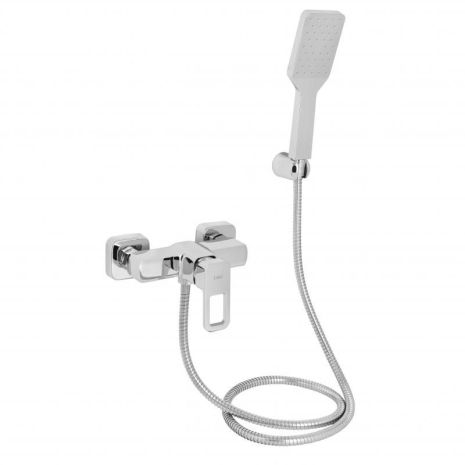 Душевой смеситель Lidz Wawel 010 с гарнитуром (k40) LDWAW010CRM45390 Chrome