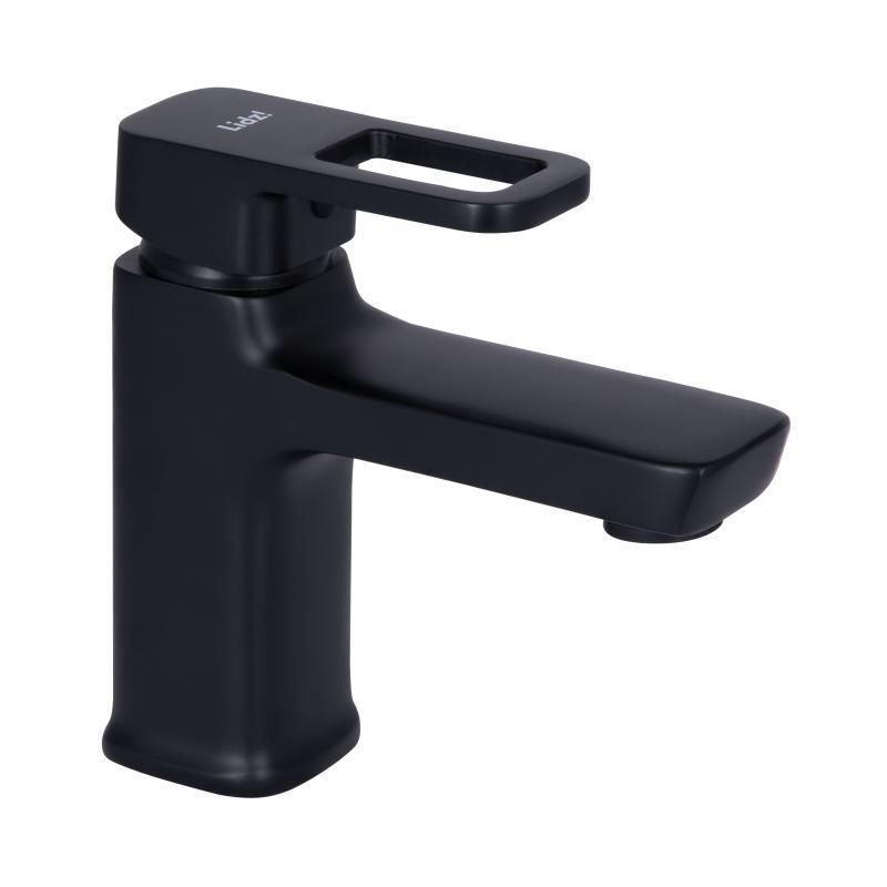 Раковинный смеситель Lidz Wawel 001 (k35) LDWAW001BLA45392, черный Раковинный смеситель Lidz Wawel 001 (k35) LDWAW001BLA45392, черный