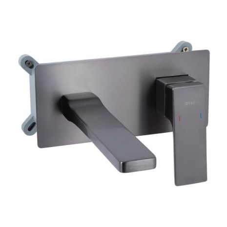 Смеситель для раковины Qtap Gemini скрытого монтажа QTGEM273GMB45695 Gunmetal Black PVD Смеситель для раковины Qtap Gemini скрытого монтажа QTGEM273GMB45695 Gunmetal Black PVD