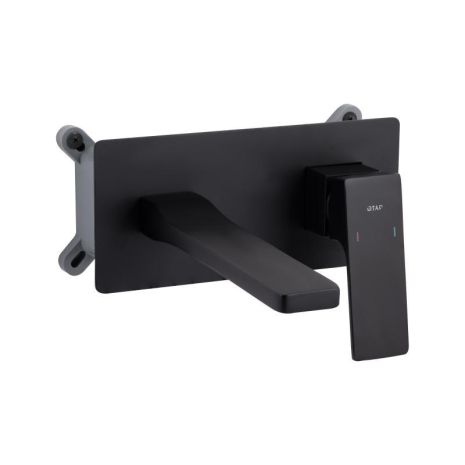 Смеситель для раковины Qtap Gemini скрытого монтажа QTGEM273BLM45694 Black Matt Смеситель для раковины Qtap Gemini скрытого монтажа QTGEM273BLM45694 Black Matt