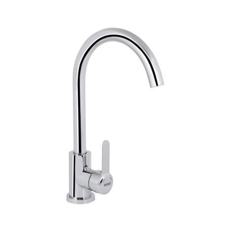 Смеситель для кухни U-образный Brinex Pure 015F U-образный Chrome BRIPUR015FCRM