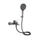 Ванний змішувач Qtap Slavonice QTSLV259GMB48035 Gunmetal Black PVD з душовим гарнітуром Ванний змішувач Qtap Slavonice QTSLV259GMB48035 Gunmetal Black PVD з душовим гарнітуром