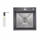 Інтегрована кухонна мийка Lidz Handmade H5050HB Decor Black PVD Honeycomb 2,5/0,5 мм LDH5050BDECPVD48369