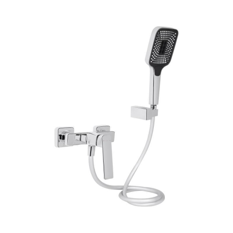 Змішувач для душу Qtap Capricorn із душовим гарнітуром Chrome K35 QTCAP4060102C48221